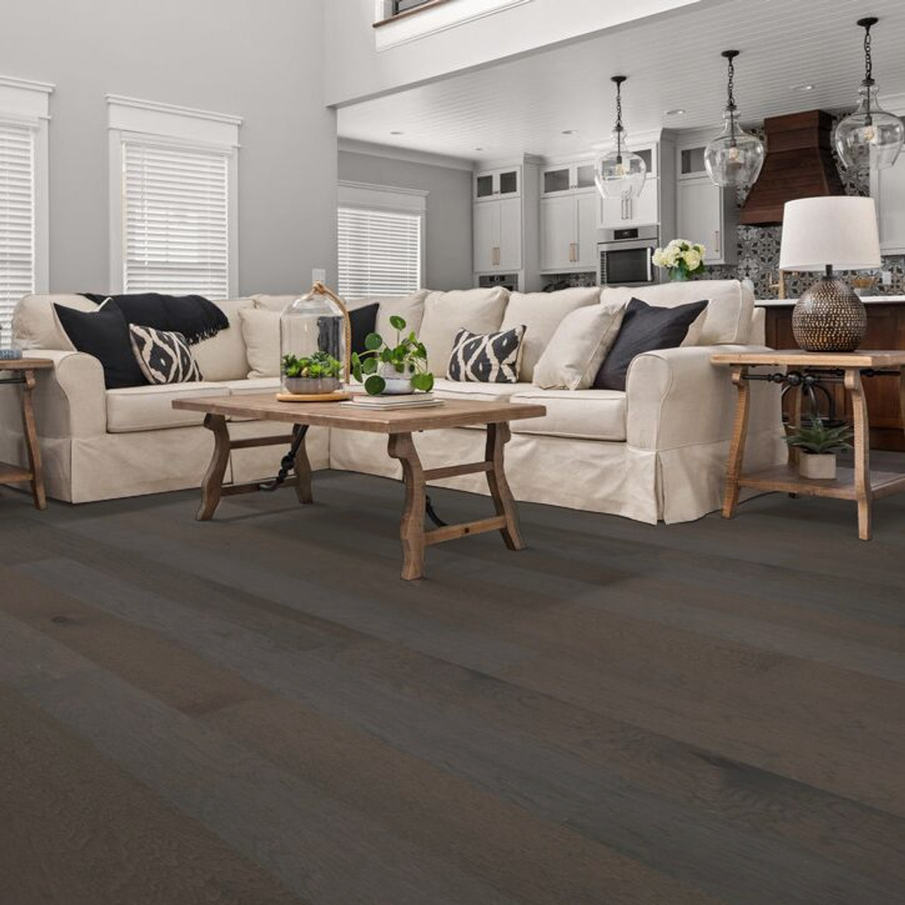 BIG SAVINGS - Shaw Piedmont Hickory Dogwood - 6.38" Wide - Smooth Engineered Hickory Hardwood 05081 SQFT Price : 2.99 room
