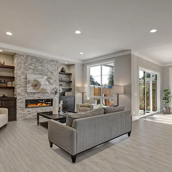 Major Brand Name - Maokai Moonstone Oak -  Rigid Core Waterproof Luxury Vinyl Plank 6" x 36" with Attached Pad MAOKAI