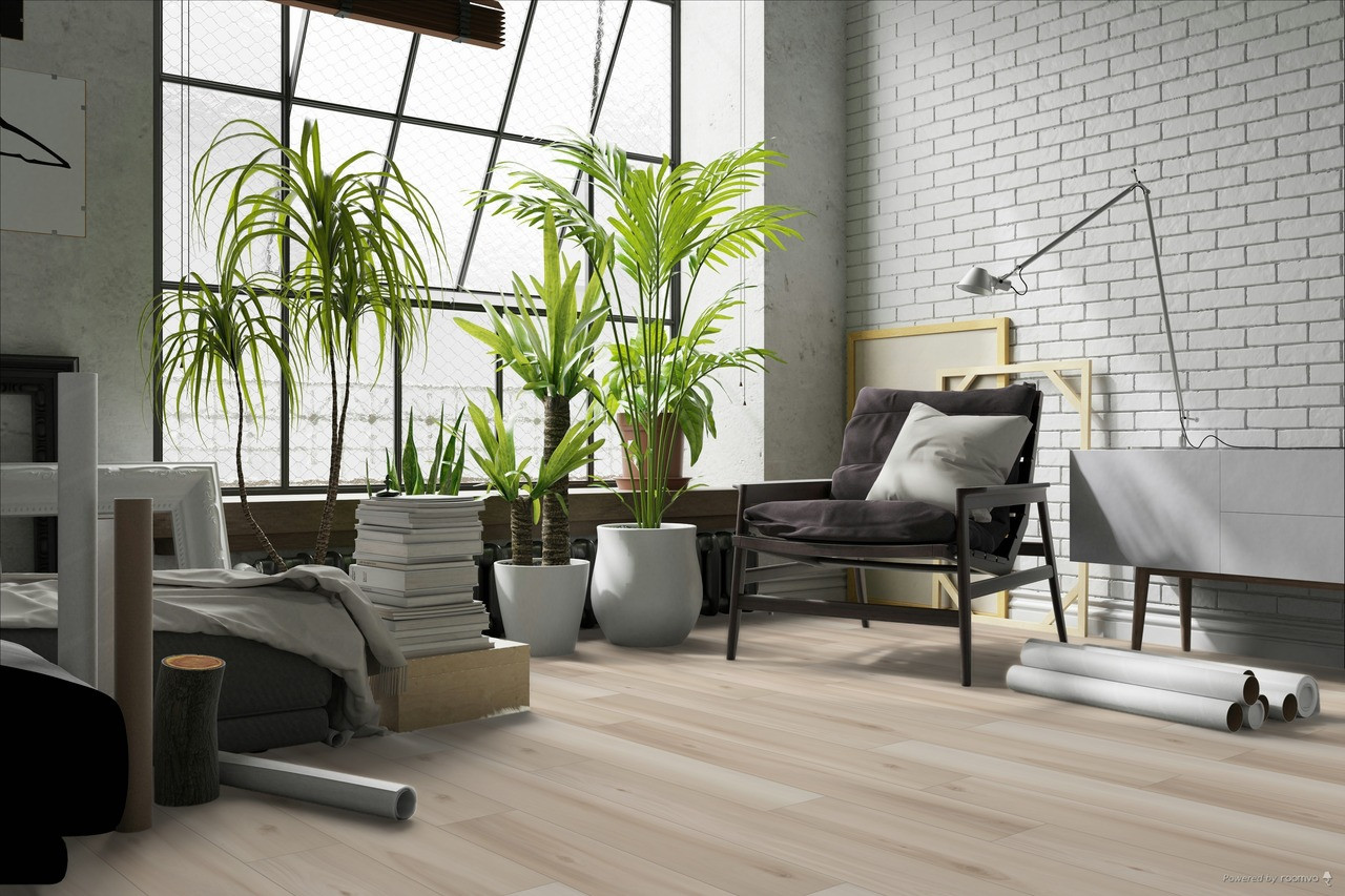 Shaw Floorte Distinction Plus - Dutch Oak - WPC Click Together - Waterproof Luxury Vinyl Plank 7" x 48" 01024 SQFT Price : 2.89 room