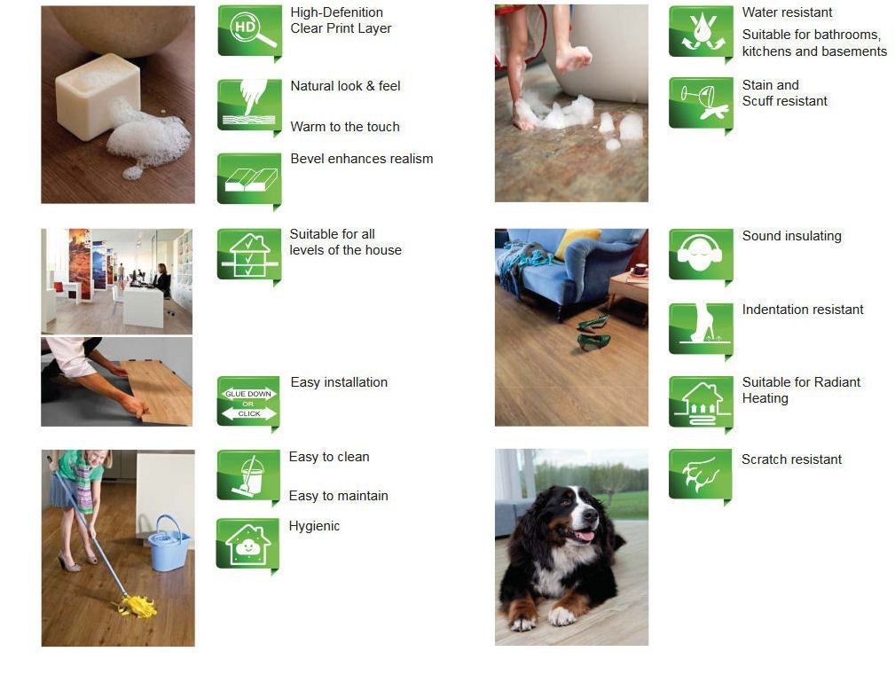 PRICE DROP ALERT - Zodiac Collection - Aries Oak - 5.75" x 47.75" Waterproof Luxury Vinyl Rigid Plank Flooring with Attached Pad ARIES SQFT Price : 2.39