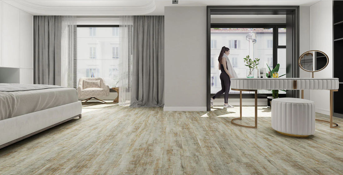 PRICE DROP ALERT - Rustic Revival Collection - Historic Kirsche - Rigid Core Waterproof Flooring - 7"x48"- Luxury Vinyl Plank Flooring 8381-14 SQFT Price : 2.99