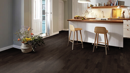Boen Techno Series -Oak Cocoa - 8.46" Wide - 1/2" Thick - Click Together Engineered Hardwood Flooring COCO room