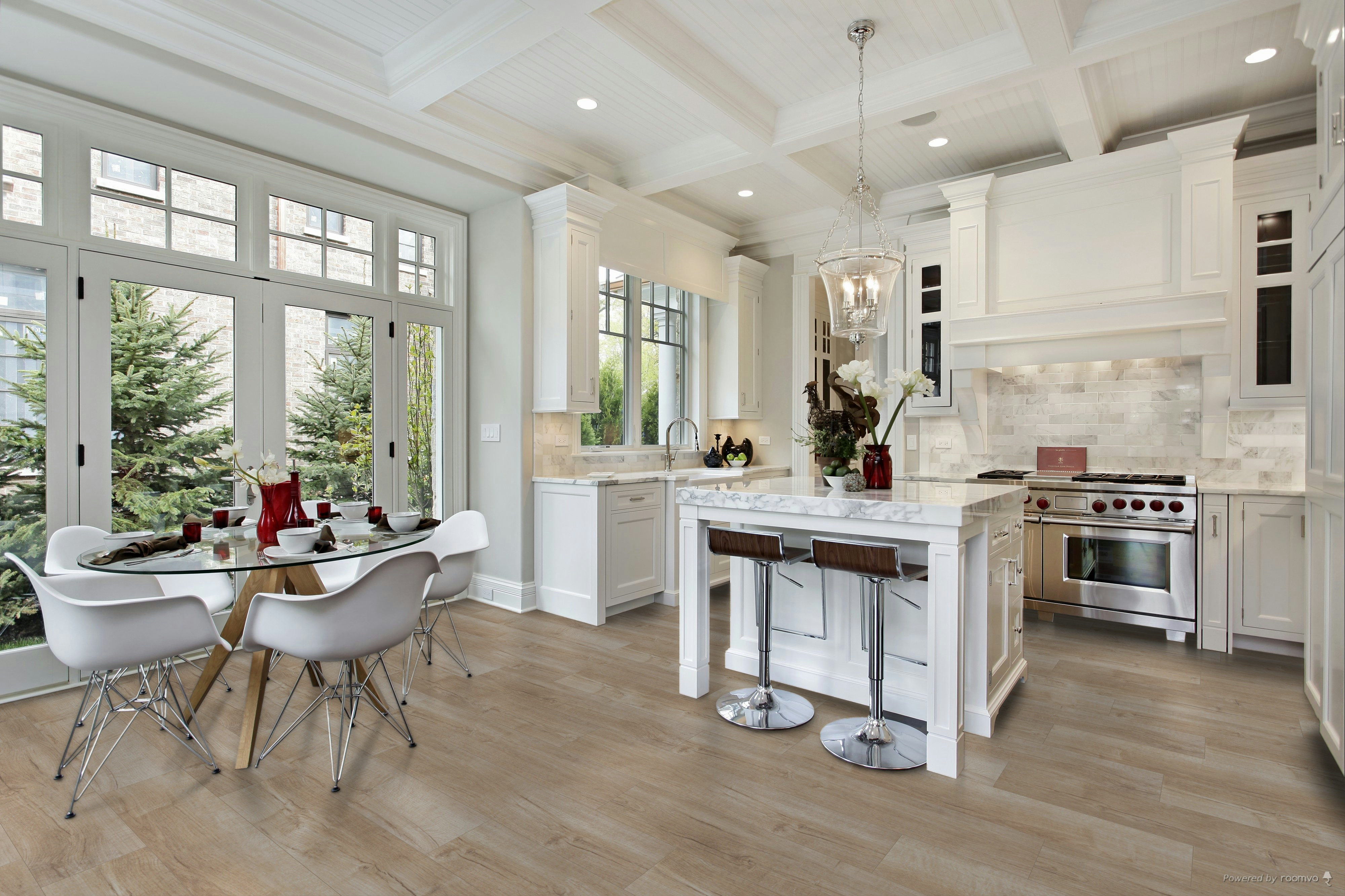 Rustic Revival Collection - Farmland Oak - Rigid Core Waterproof Flooring - 7.69"x48"- Luxury Vinyl Plank Flooring D3230 SQFT Price : 2.19 room