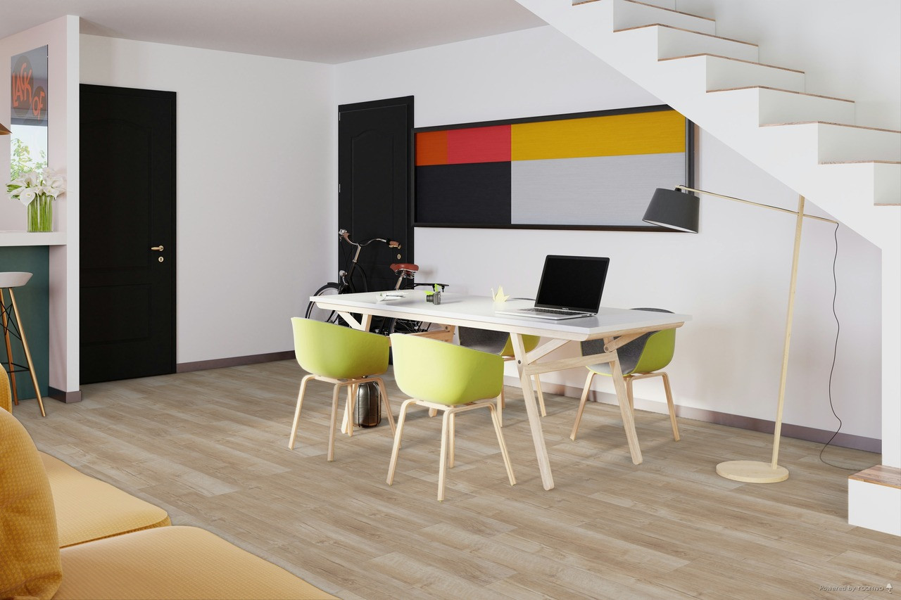 Rustic Revival Collection - Farmland Oak - Rigid Core Waterproof Flooring - 7.69"x48"- Luxury Vinyl Plank Flooring D3230 SQFT Price : 2.19 room