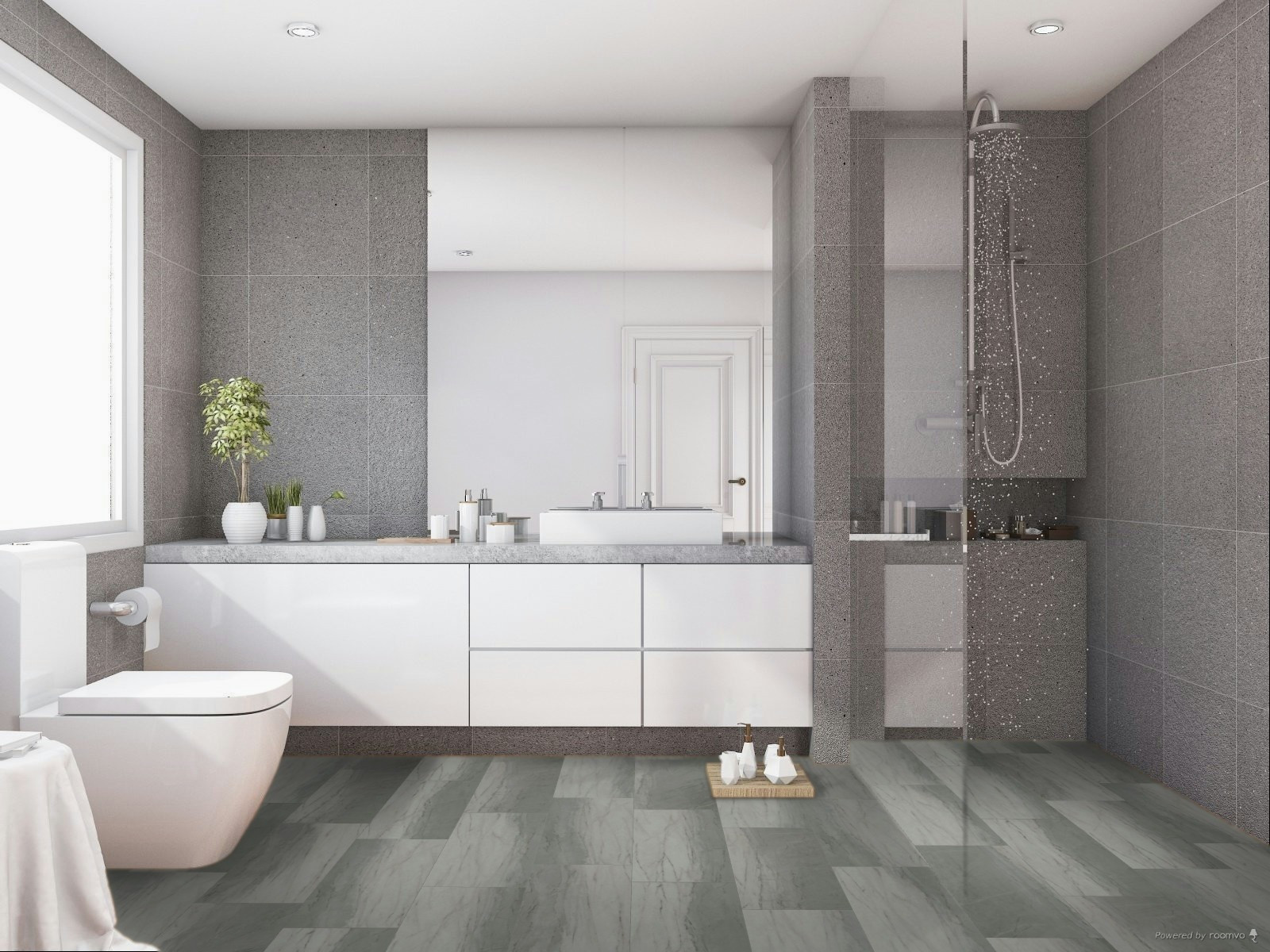 Mannington Adura Max - Arctic Glacier -12"x 24" with Attached Pad MRP461 room