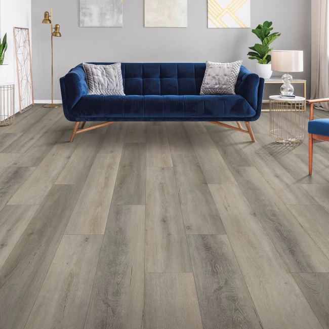 Pergo Extreme Preferred - Wood Originals in 5 O'Clock Tea - 9" x 60" Click Together Luxury Vinyl Tile Flooring with Attached Pad 67819-932 room