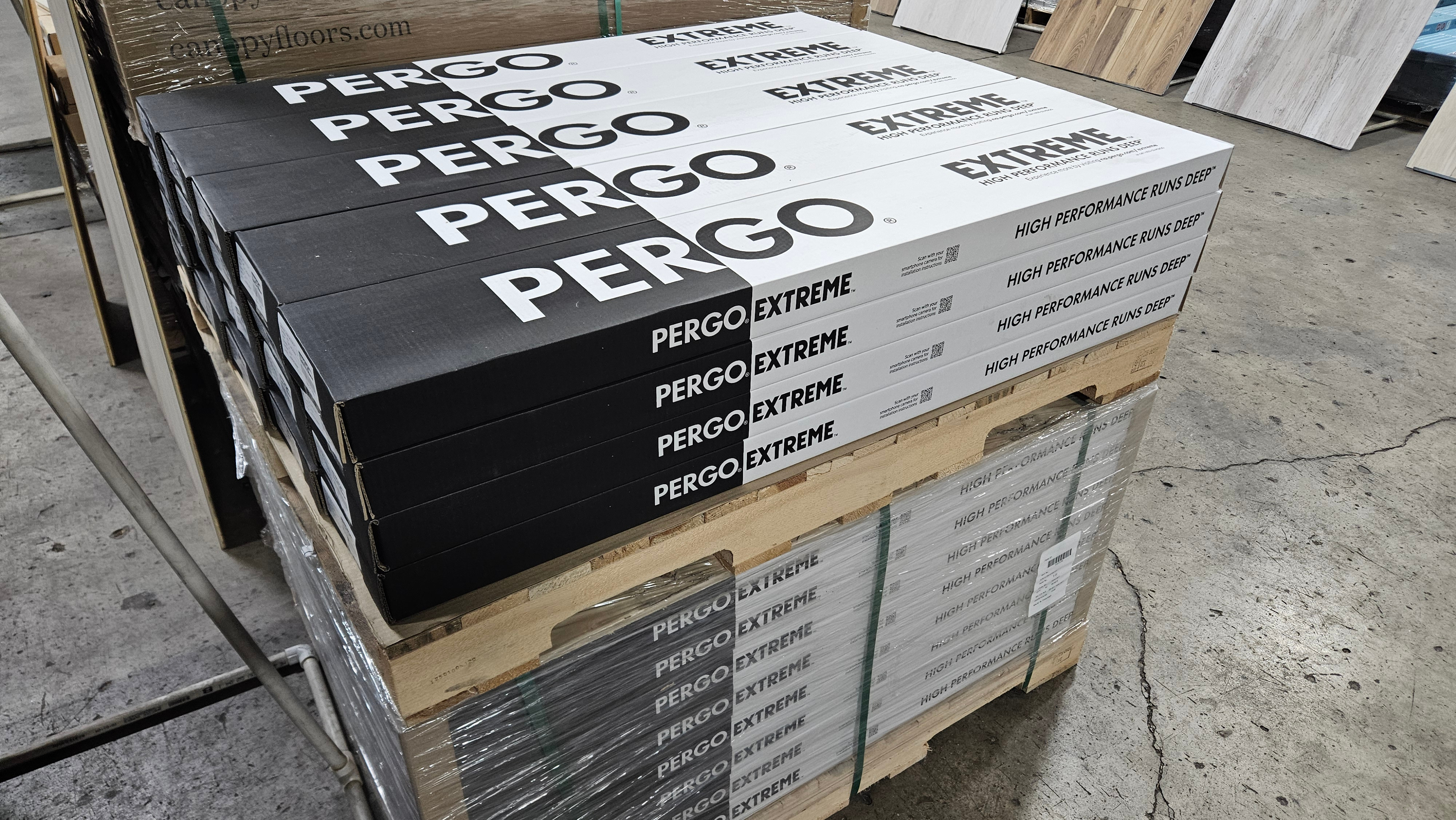 PRICE DROP ALERT - Pergo Extreme Preferred - Wood Originals in Spice It Up - 7.25" x 48" Click Together Luxury Vinyl Plank Flooring with Attached Pad 67819-352 SQFT Price : 2.39