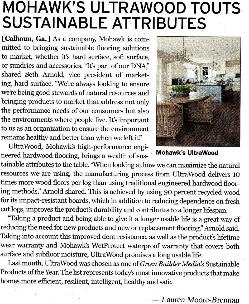 SUPER PREMIUM PRODUCT - Mohawk QUICK STEP EverTEK™ - Trestina Yellow Clay Oak -9"x 81" Click Together Engineered Hardwood Flooring 39472-01