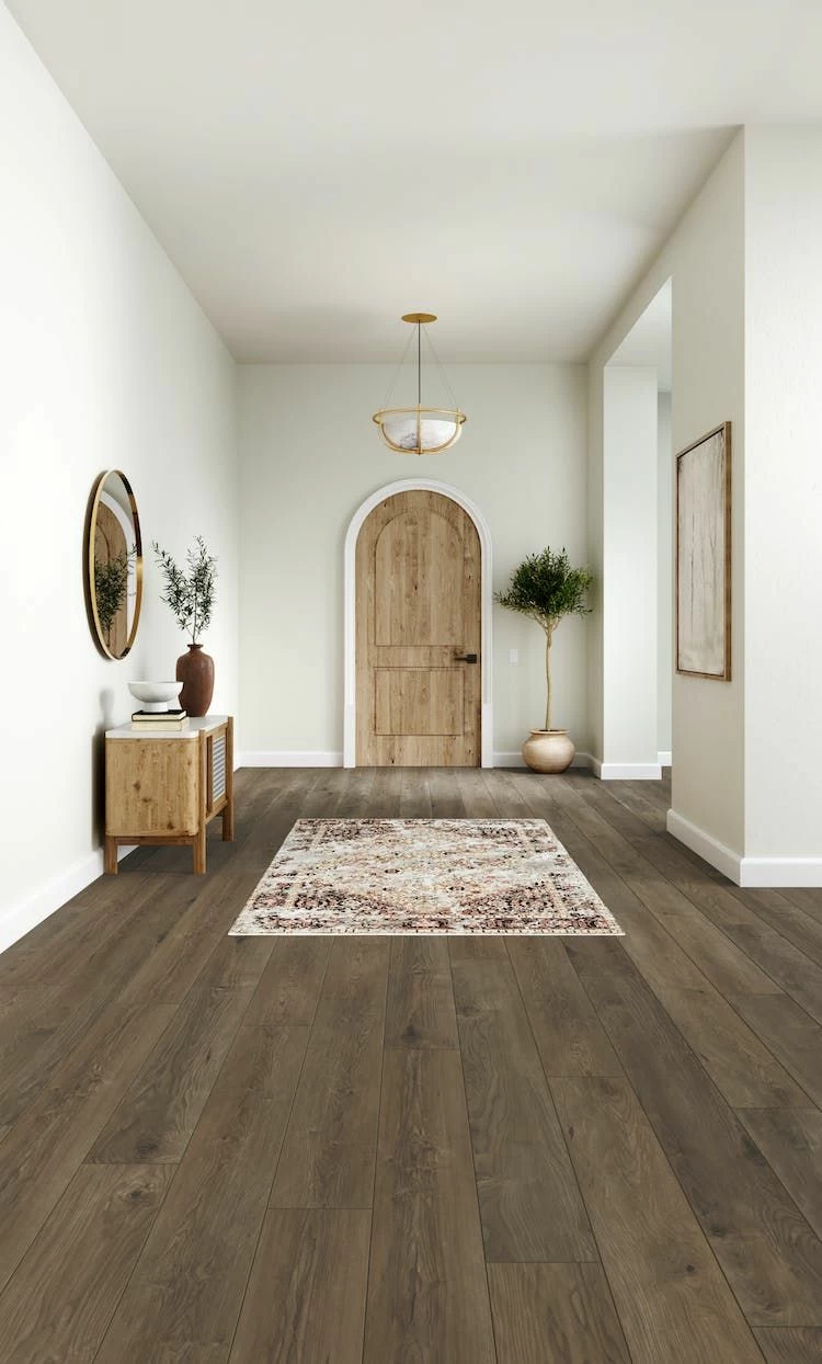 Mannington Adura Apex Plank - Mokuzai - Twig - 8" x 72" - with Attached Pad APX133 SQFT Price : 3.79  room