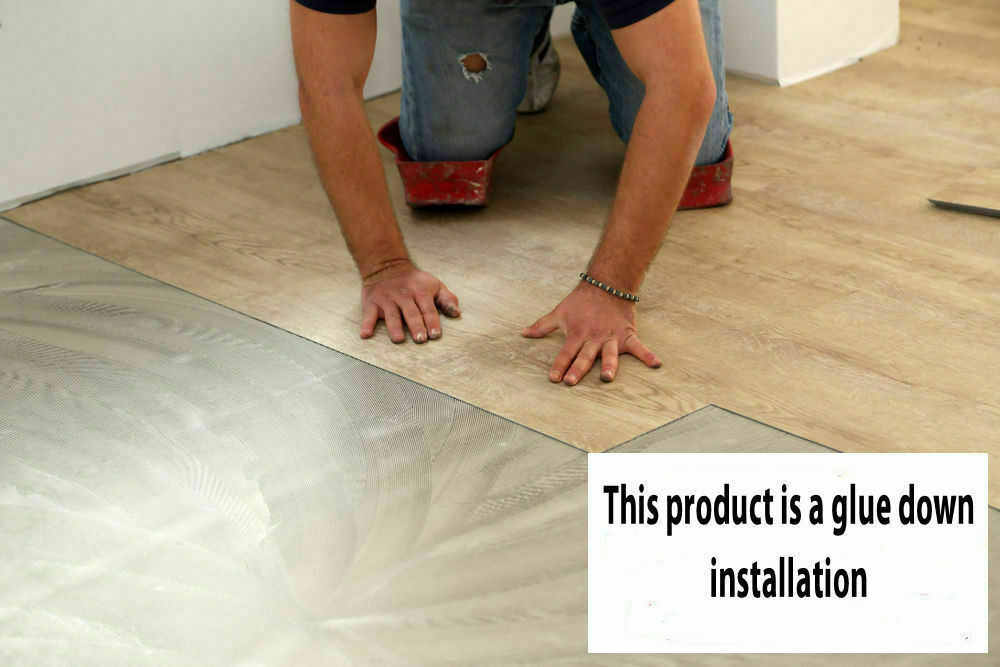 PRICE DROP ALERT - Mannington Realta Parkway - Monument Beige - 12" x 24" - Glue Down Waterproof Luxury Vinyl Plank RGDR04 SQFT Price : 1.19