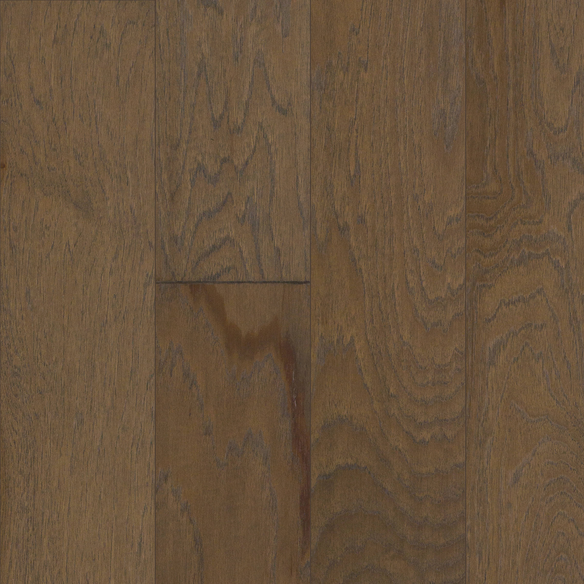 Shaw Riverstone Mesquite Hardwood 6.38" Wide 3/8" Thick Engineered Hand Scraped Hickory Hardwood