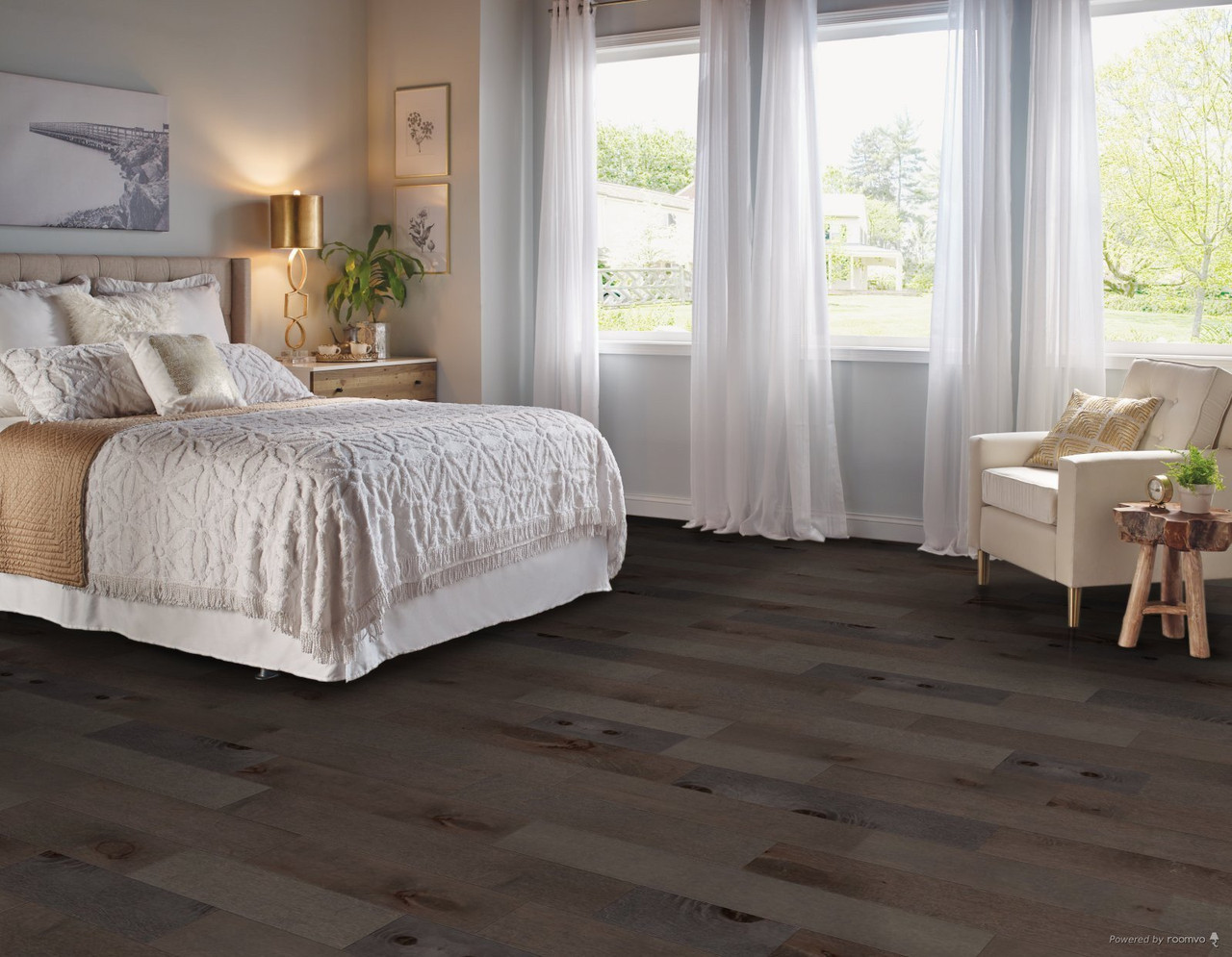 PRICE DROP ALERT - Bruce Early Canterbury Morrow Stone 6 - 1/2" Wide Engineered Maple Hardwood Flooring L03SEE - Sample