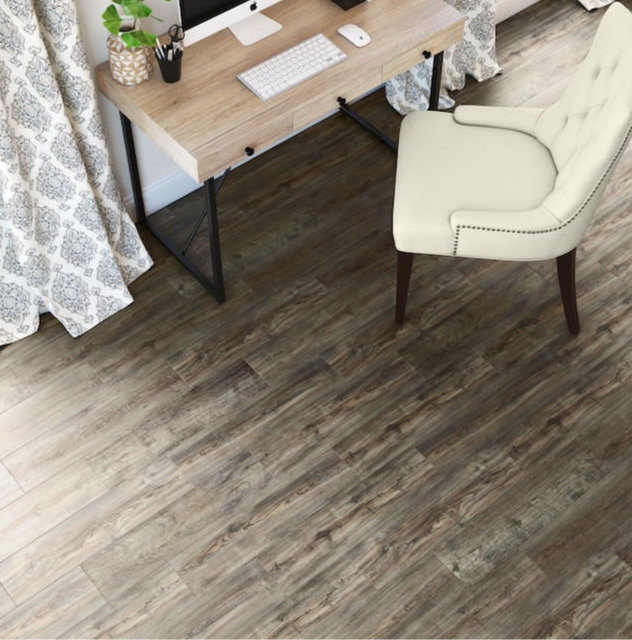 Shaw Glendale Pine Waterproof Luxury Vinyl Plank 7" x 48" with Attached Pad 7044 - Sample