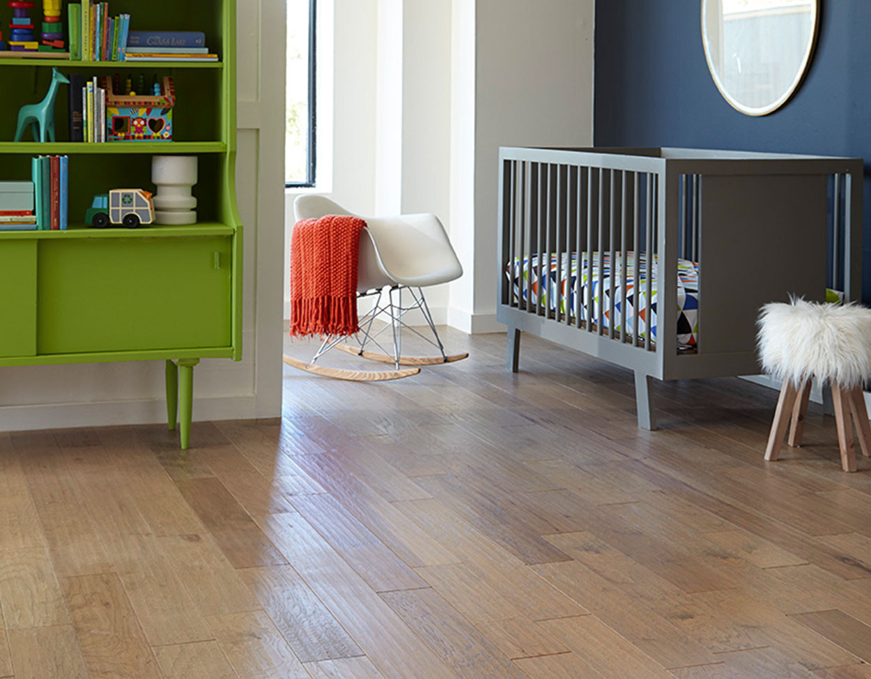 Mullican Oakmont Hickory Stone 5" Wide 1/2" Engineered Hardwood Flooring 20619 - Sample