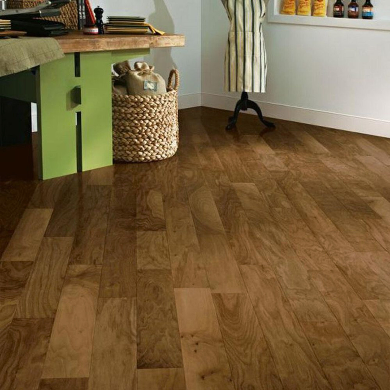 Hartco Performance Plus 5" Walnut Natural - Lock & Fold - Engineered Hardwood Flooring ESP5251LGEE - Sample