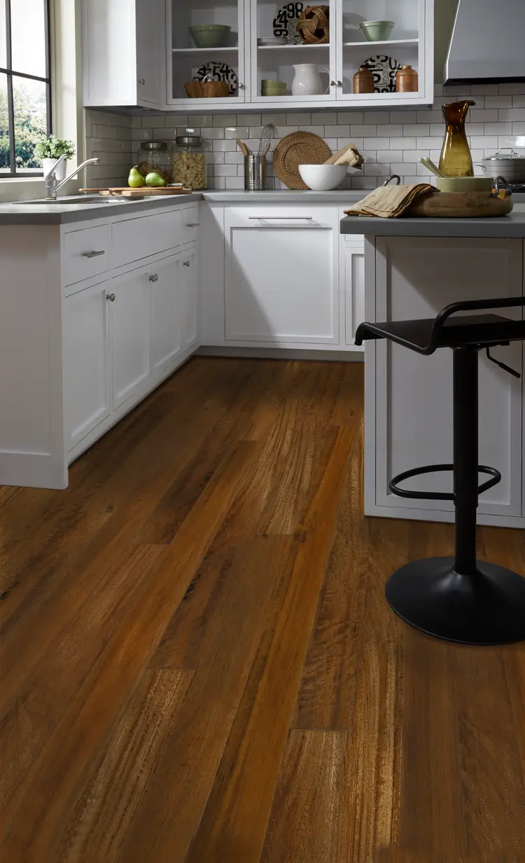 Mannington Adura Max Plank - Acacia Natural Plains - 6" x 48" HydroLoc Core with Attached Pad MAX012 - Sample