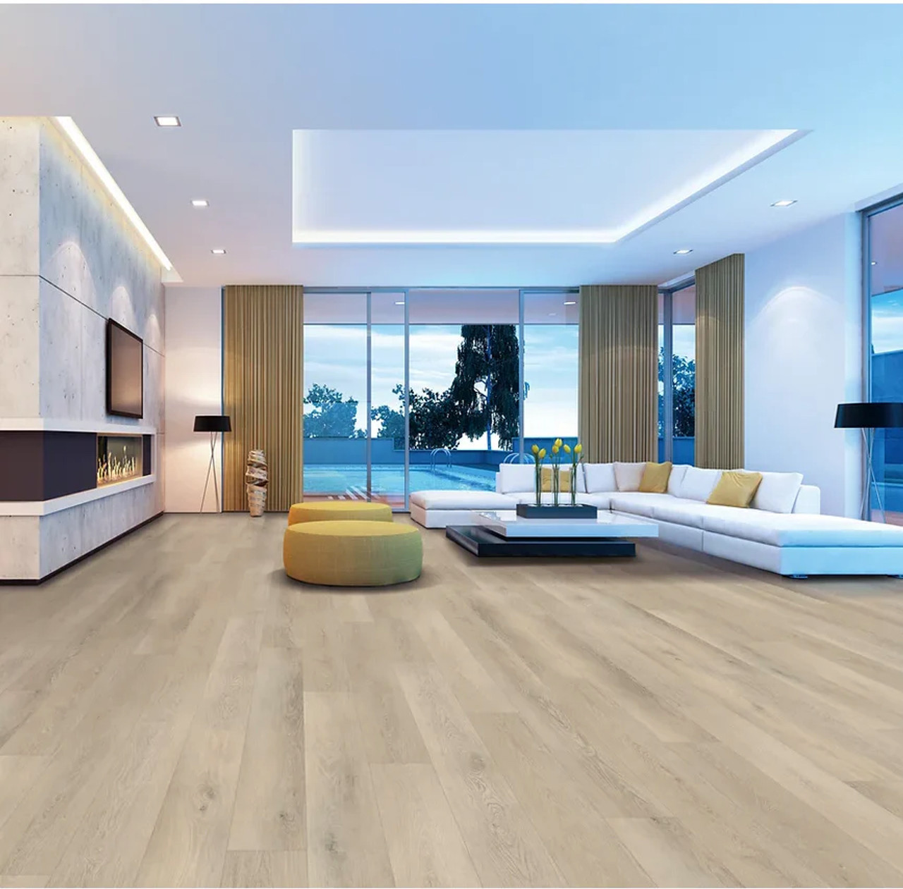 Christina Collection - Pikes Peak Waterproof Luxury Vinyl Plank 9" x 60" with Attached Pad PIKES - Sample
