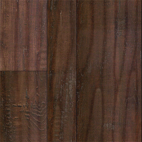 Landmark Series 14.3mm Random Width Cocoa Laminate with Attached Pad - Sample