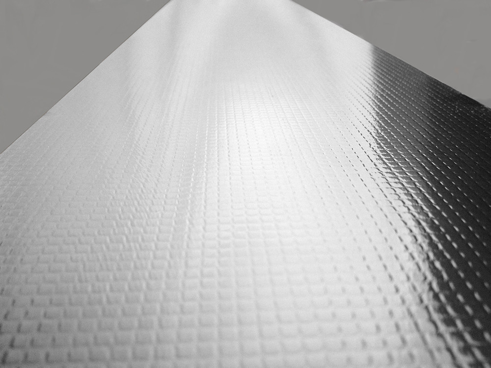 Landmark Series 14.3mm Random Width Cocoa Laminate with Attached Pad - Sample