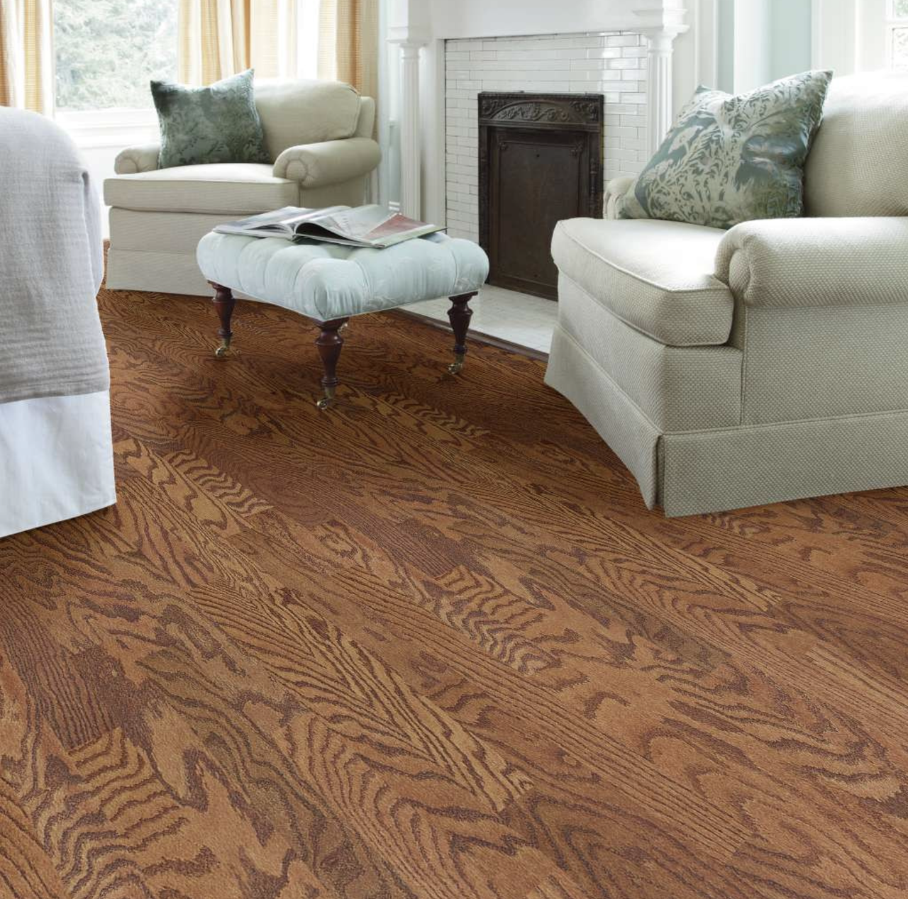 Shaw Sonata Gunstock 5" Wide 3/8" Thick Engineered Hardwood 00780 - Sample