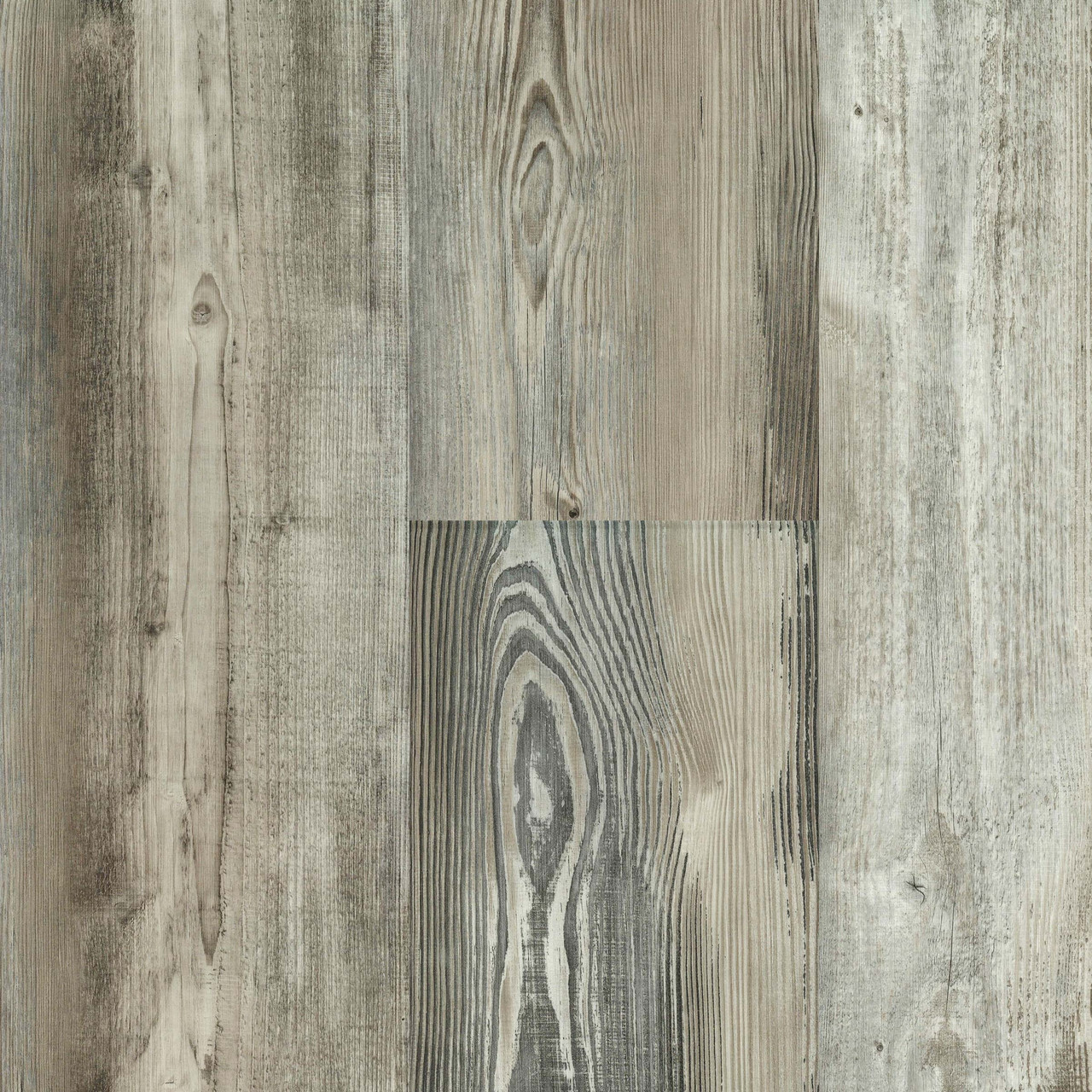 Lot Purchase - Touchdown Fog 9" x 60" Waterproof Luxury Vinyl Plank with Attached Pad 926 9 - Sample 9