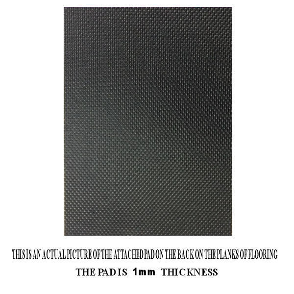 Master Design Home Living Collection Rigid Core Rustic Saloon Oak 9" x 60" Waterproof Vinyl Plank with Attached Pad FS041 - Sample