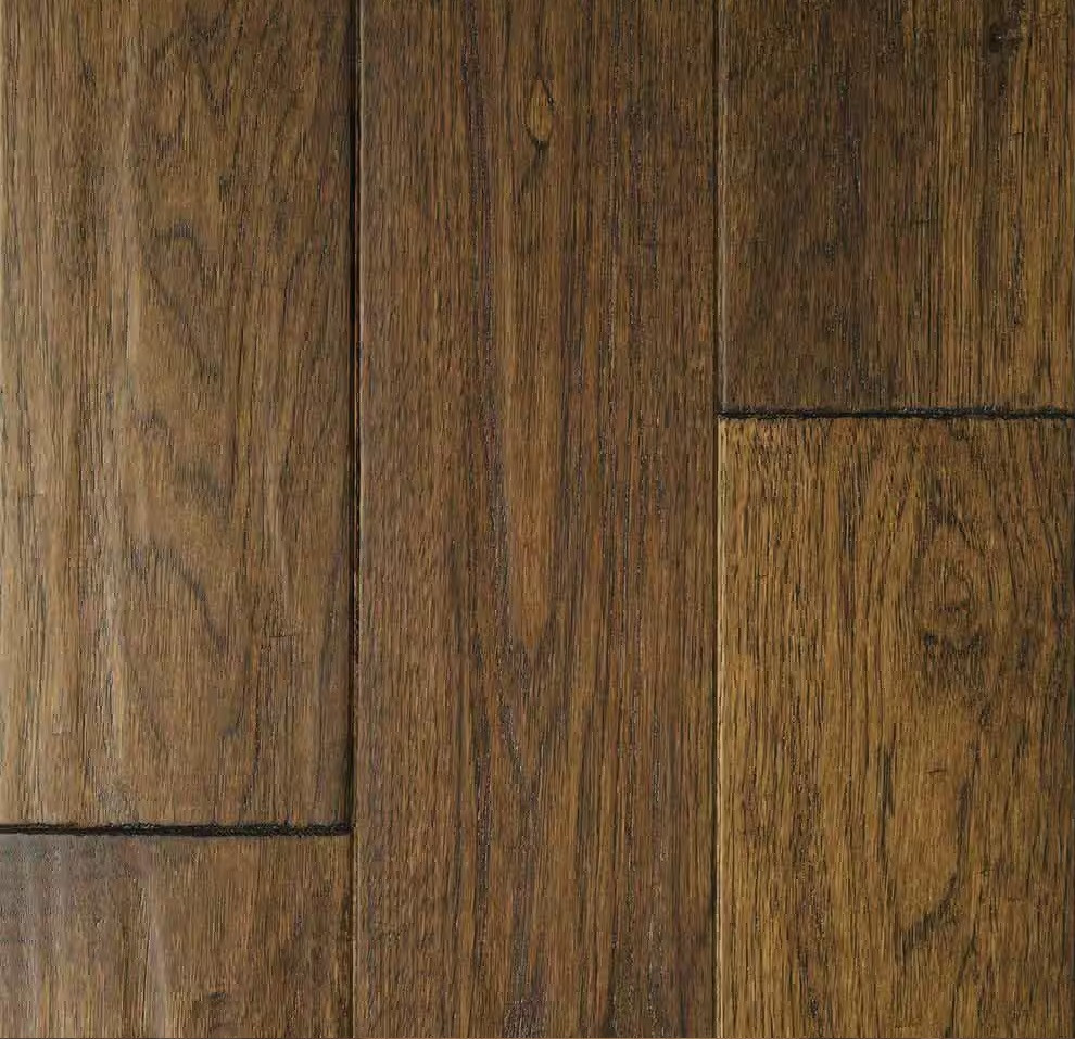 Mullican Chatelaine Hickory Provincial Handscraped 5" Wide 3/4" Solid Hardwood Flooring 14617 - Sample