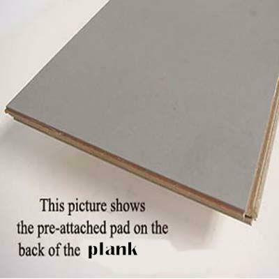 PRICE DROP ALERT - Mohawk SolidTech Rigid Core Albany 17" x 34" Waterproof Vinyl Plank with Attached Pad 680T - Sample