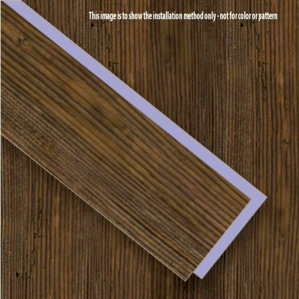 Allure Oak Grip Strip Luxury Vinyl Plank 6" x 36" Water Resistant Flooring 701 - Sample