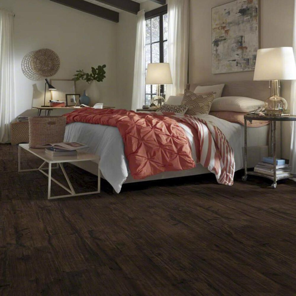 KOLAY Luxury Vinyl Loose Lay Waterproof Flooring 7" x 48" Railroad Oak LS1279 - Sample