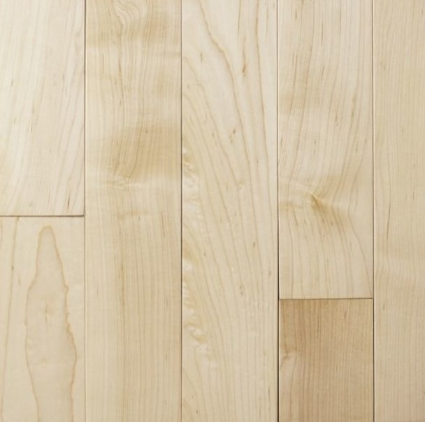 Mullican Maple Natural 2 1/4" Wide 3/4" Solid Hardwood Flooring 13925 - Sample