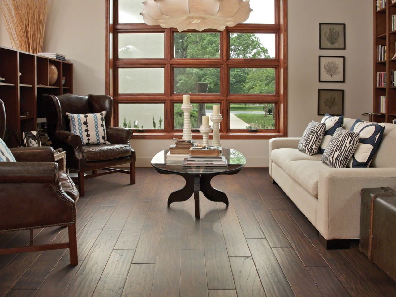 Shaw Camden Hills Hickory 5" Wide 1/2" Thick Engineered Hardwood Lasso 00971 - Sample