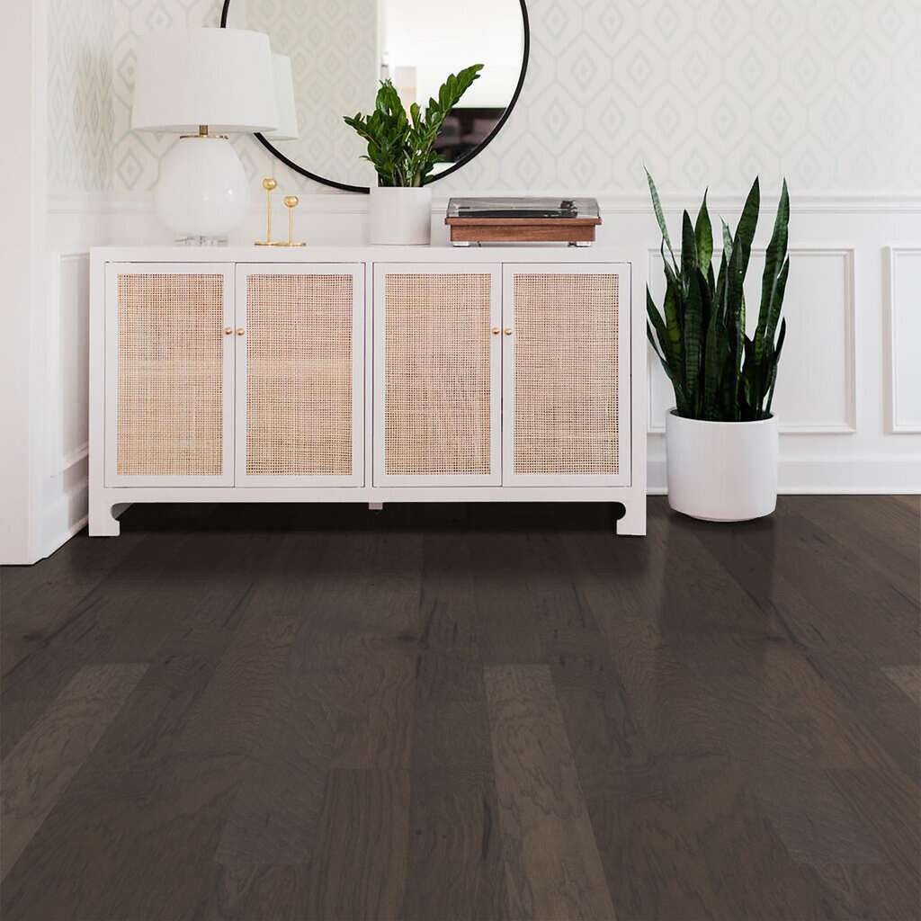Shaw Rustic Touch Wirebrushed Hickory Fedora 5" Wide 1/2" Thick Engineered Hardwood 00501 - Sample