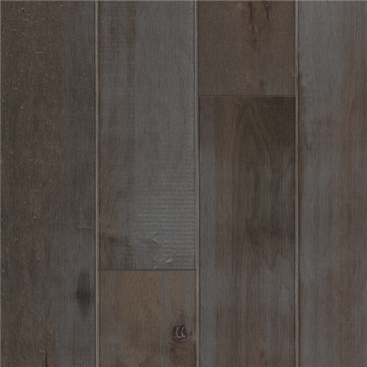 PRICE DROP ALERT - Hartco Artisan Collective Depth of Dark Gray 6.75" Wide Engineered Hardwood Flooring EMAC75L402EE - Sample