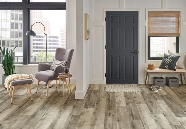 PRICE DROP ALERT - Shaw Floorte Pro Series Endeavor Deerfield Hickory Waterproof Luxury Vinyl Plank 7.69" x 69" 05194 - Sample