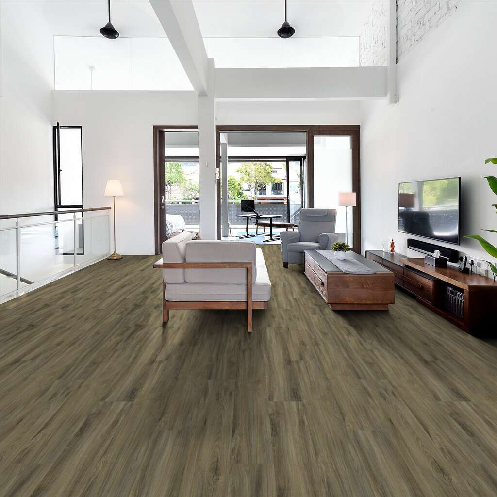 Shaw Floorte Pro Series Impact Whispering Woods Waterproof Luxury Vinyl Plank 7" x 48" 00405 - Sample
