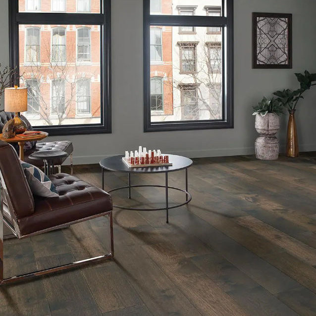 Bruce Hardwood Time Honored Hickory Pewter 7.25" Wide Engineered Hardwood Flooring EHHD73L81H - Sample