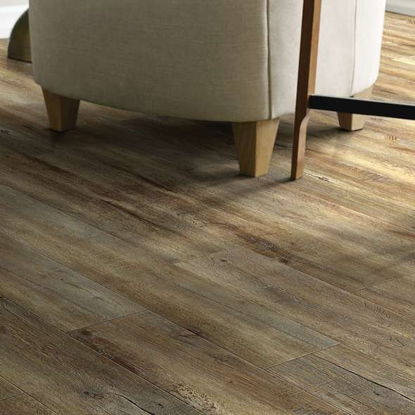 SPECIAL BUY - Shaw Floorte Pro Series Impact Modeled Oak Waterproof Luxury Vinyl Plank 7" x 48" 0709 - Sample