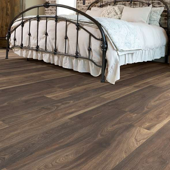 Shaw Floorte Pro Series Endeavor Keystone Walnut Waterproof Luxury Vinyl Plank 7.69" x 60" V335007256 - Sample