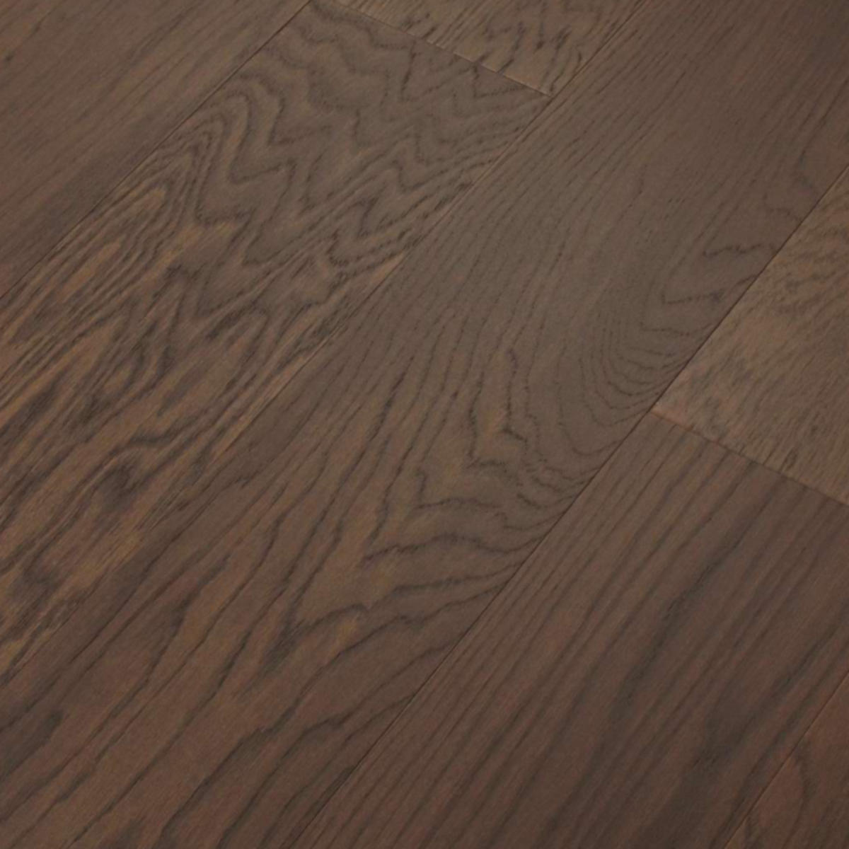 Shaw Floorte Westminster Blackened Oak 6.5" x Random Lengths Waterproof - Click Together - Engineered Hardwood Flooring with Attached Pad 07090 - Sample