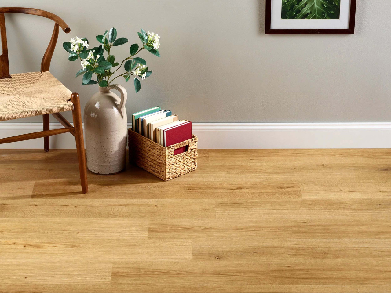 SPECIAL PURCHASE - Bel-Air Collection - Ramsey Natural Oak - Rigid Core Waterproof Flooring 7" x 48" Waterproof Luxury Vinyl Plank Flooring DE0477 - Sample