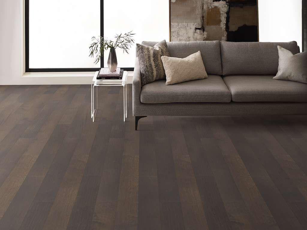 WATER RESISTANT - Shaw Anderson Tuftex - Picasso Hickory Clary - 6.38" Width - Hand Scraped Hickory Engineered Hardwood 07109 - Sample