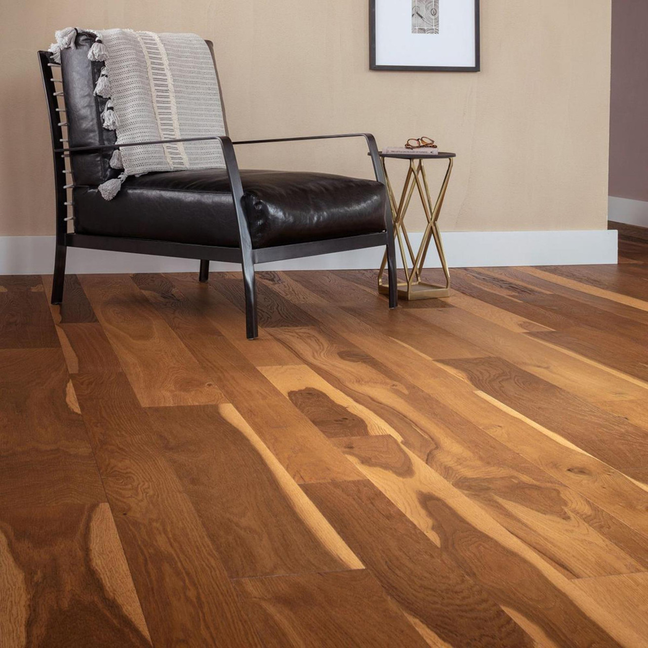 Shaw Anderson Tuftex - White Oak Naturale - 3.5" Wide 1/2" Thick - Wire Brushed White Oak Engineered Hardwood 11043 - Sample
