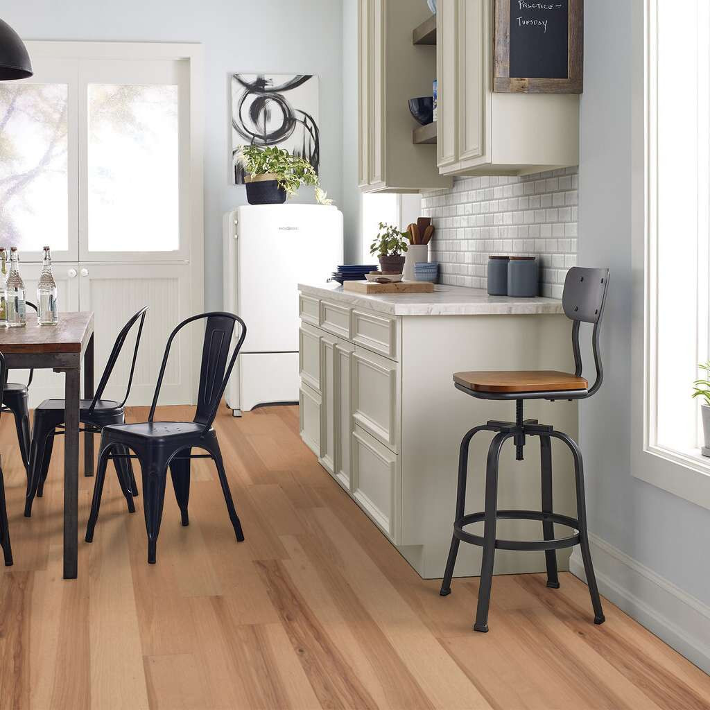 BIG SAVINGS - Shaw Sanctuary Hickory Hardwood Repose - 6.38" Wide - 1/2" Thick Hand Scraped Hickory Engineered Hardwood SH0343W02060 - Sample