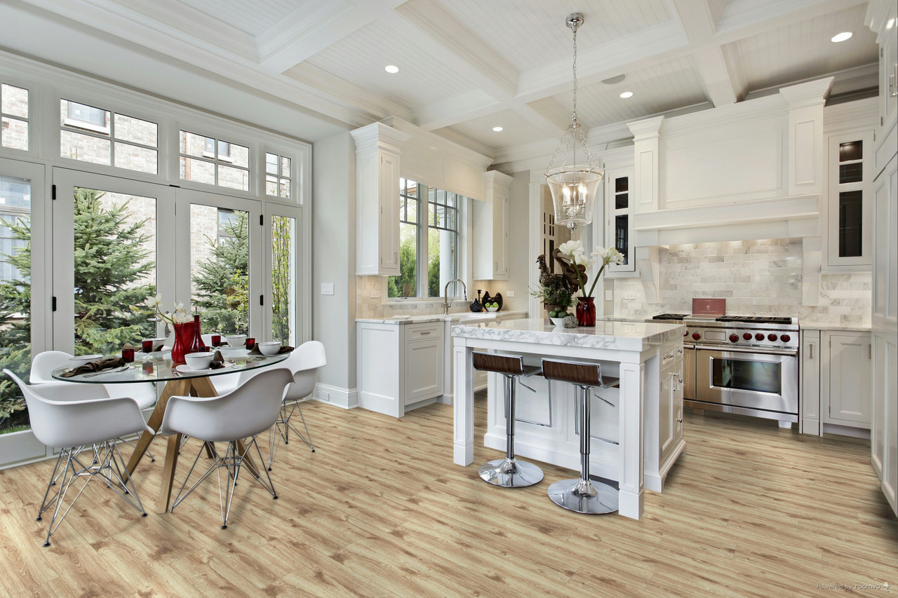 PRICE DROP ALERT - Swiss Krono Laminate Flooring - 7.60"x59.33" - Light Oak - 8mm Thick - 2232WG