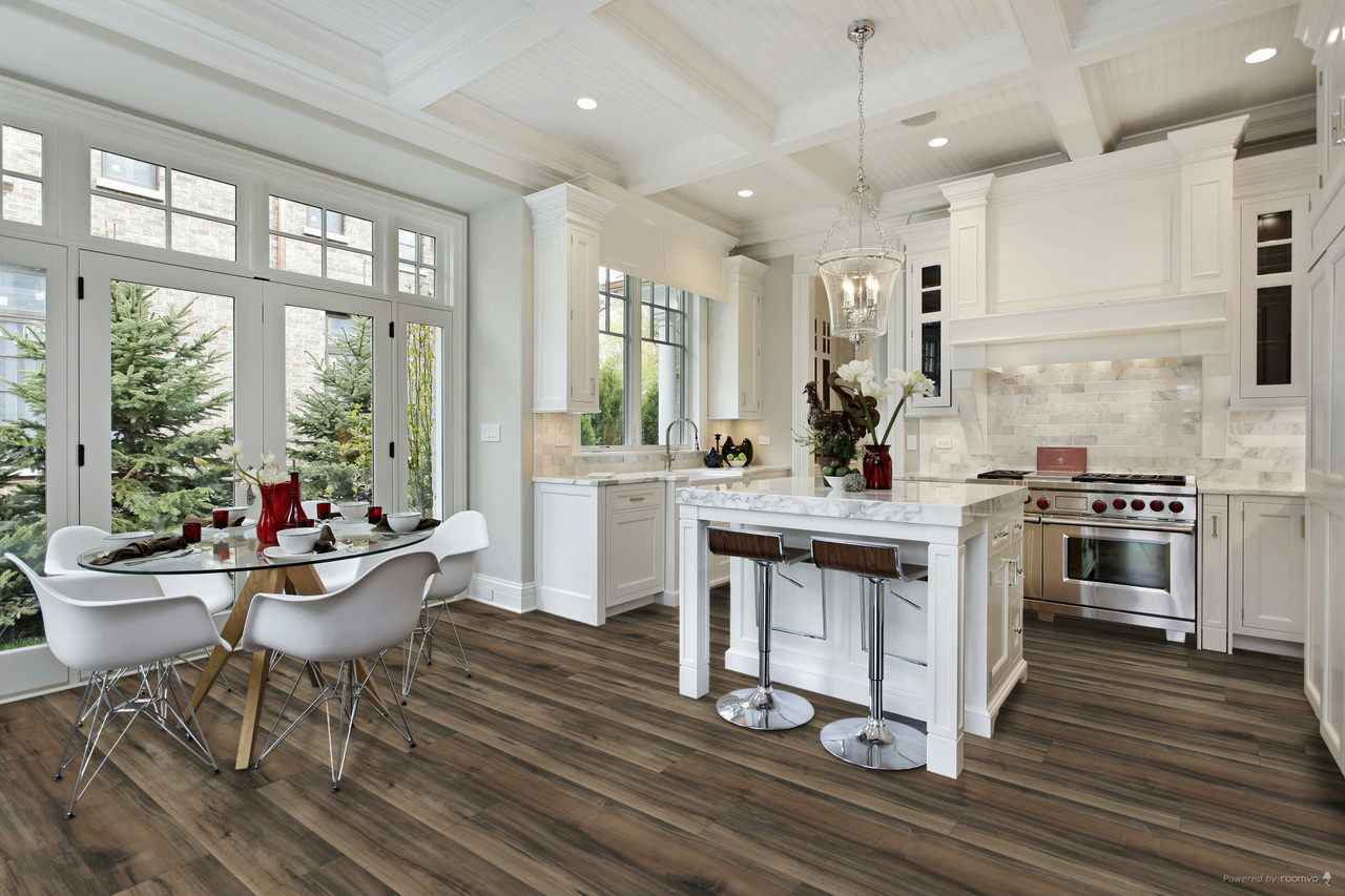 Worth Avenue Collection - Estero - Rigid Core - Waterproof Flooring with Attached Pad 9" x 59" Waterproof Luxury Vinyl Plank Flooring K7002A14 - Sample