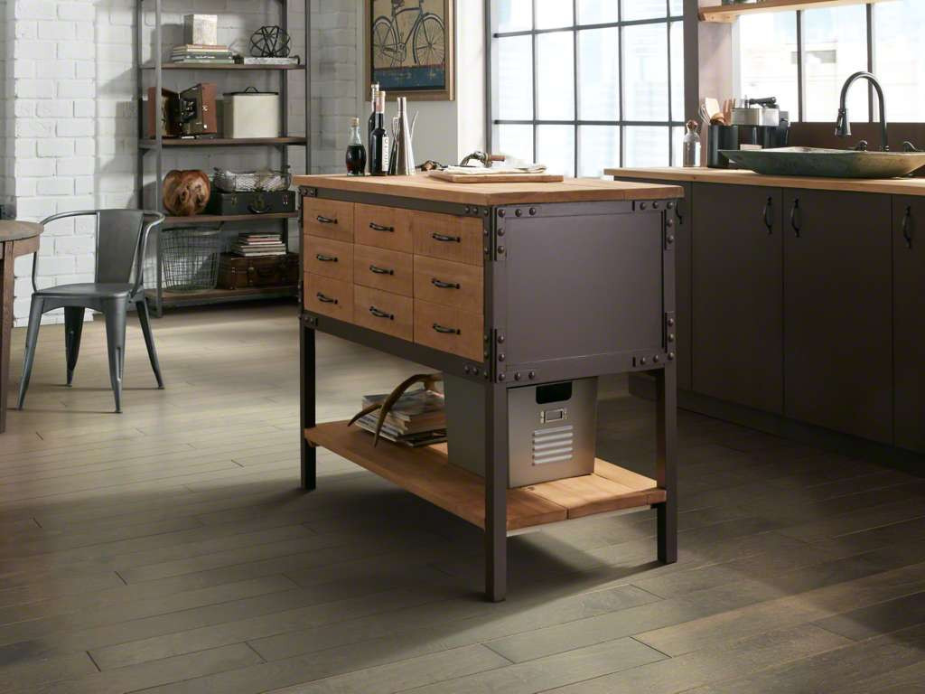 PRICE DROP ALERT - Shaw Addison Maple Charcoal 5" Wide 3/8" Thick Engineered Hardwood 5011 - Sample