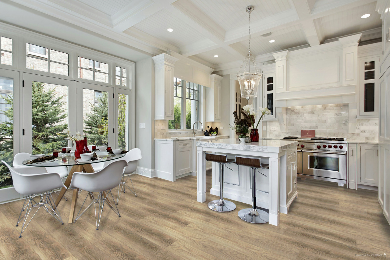 Biltmore Collection - Desert Spring Hickory - SPC Rigid Core Waterproof Flooring 7" x 48" Waterproof Luxury Vinyl Plank Flooring LT-08 - Sample
