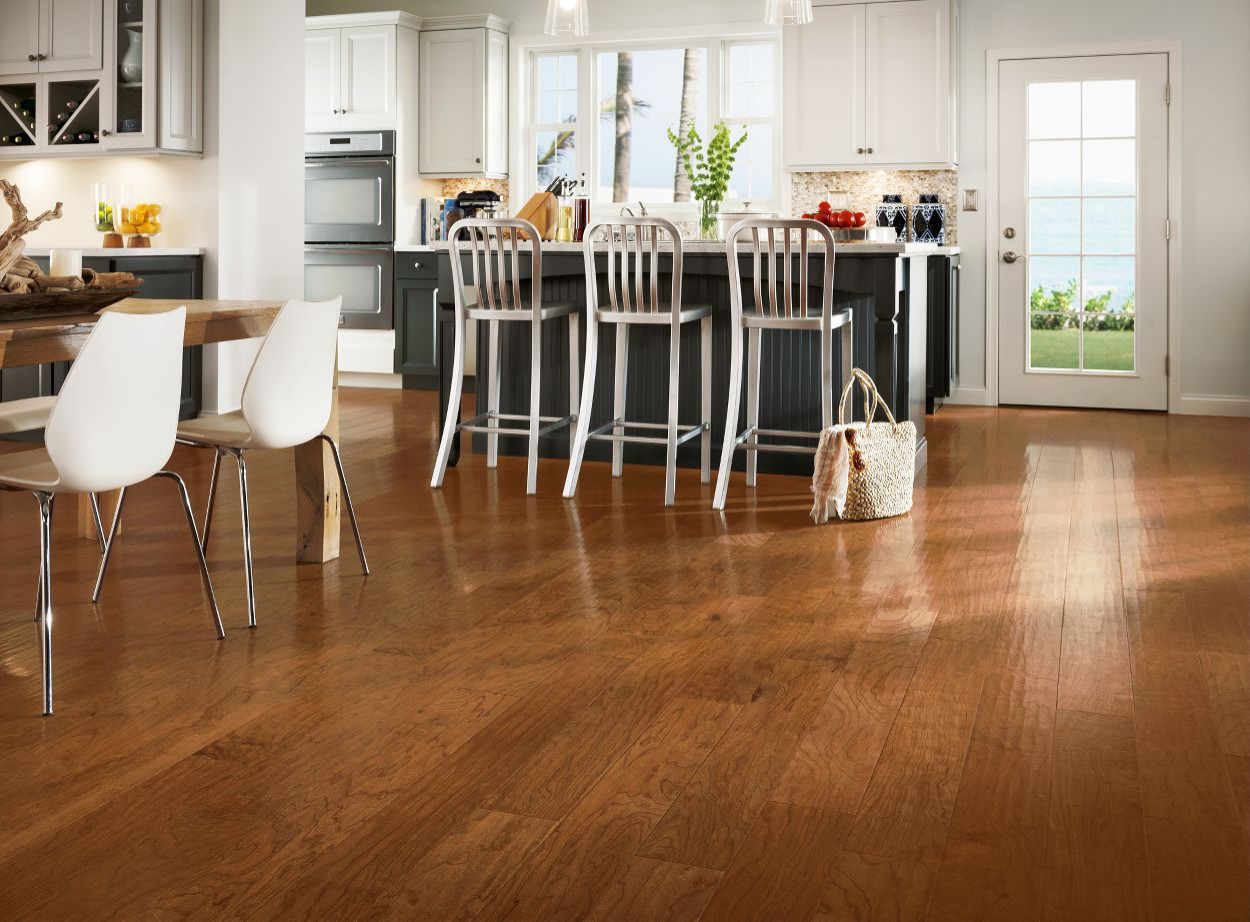Bruce Hardwood - Aged Natural Cherry 5 -3/4" Wide - 1/2" Thickness - Engineered Hardwood ECFD65L01HEE - Sample