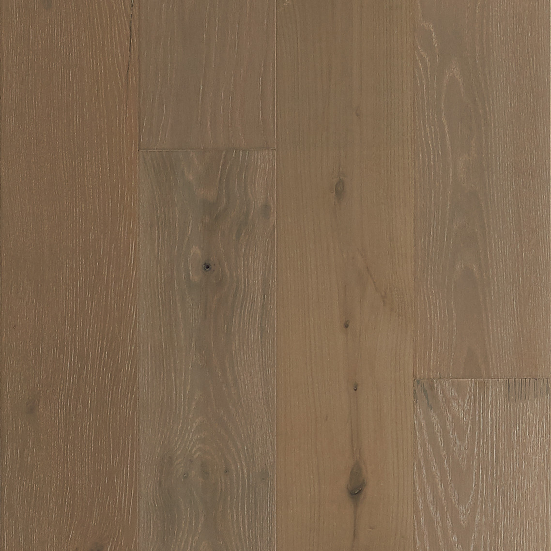 Hartco TimberBrushed Silver Beachy Culture - 6.5" Wide x 7/16" Thick White Oak Engineered Hardwood Flooring EKTB64L04W